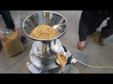 Nut paste production Enigma Colloid Mill